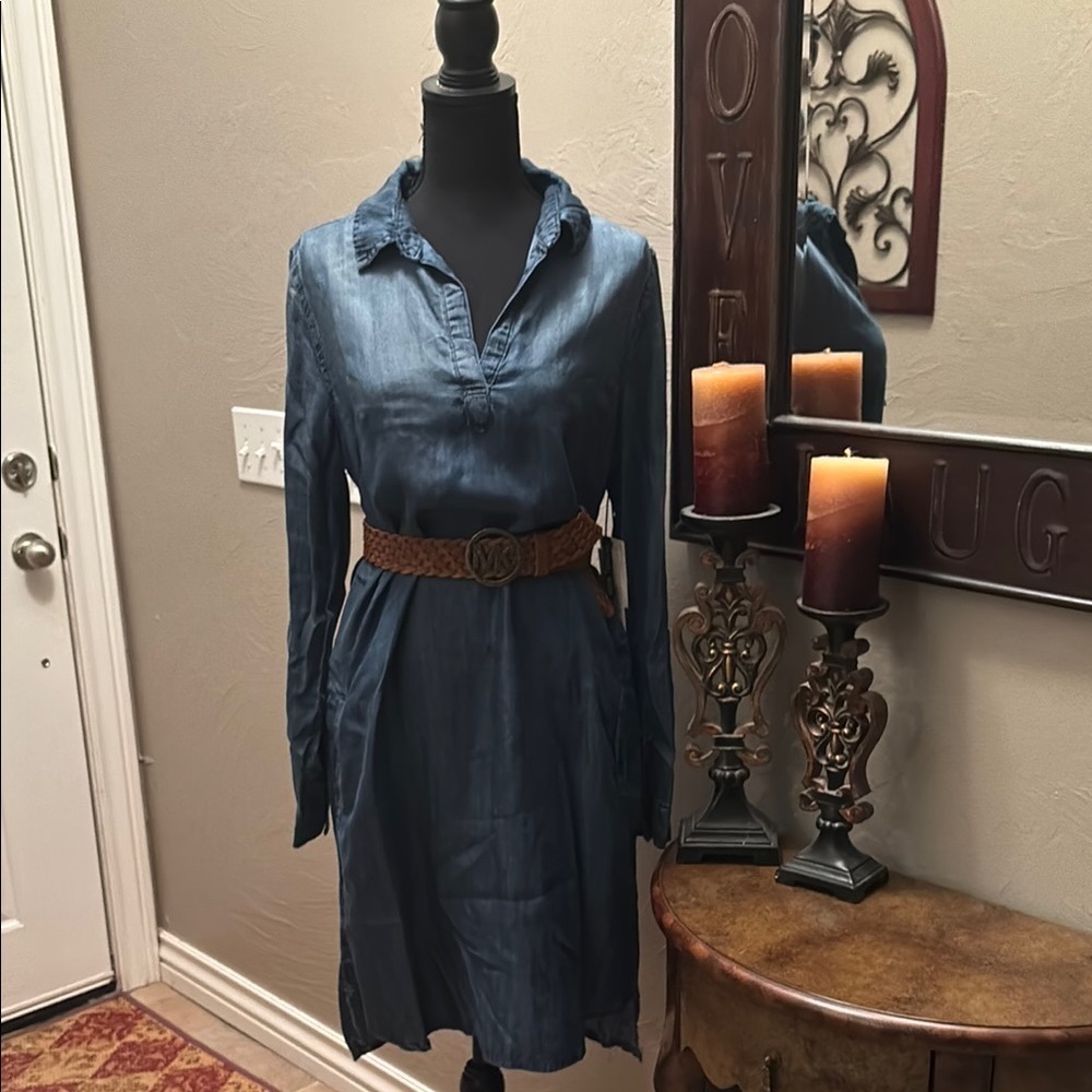 Dex Denim Long Sleeve Dress